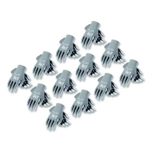 Image of G-Tek® 33-G125/L GP Polyurethane-Coated Nylon Gloves, EN388: 1111, 10" Long, Large, Gray, 12 Pairs