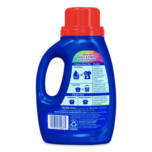 Image of Clorox 2Â® For Colors Stain Remover and Laundry Additive, Bleach Free, Original, 33 oz Bottle, 6/Carton