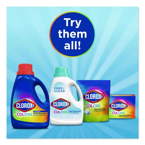 Image of Clorox 2Â® For Colors Stain Remover and Laundry Additive, Bleach Free, Original, 33 oz Bottle, 6/Carton