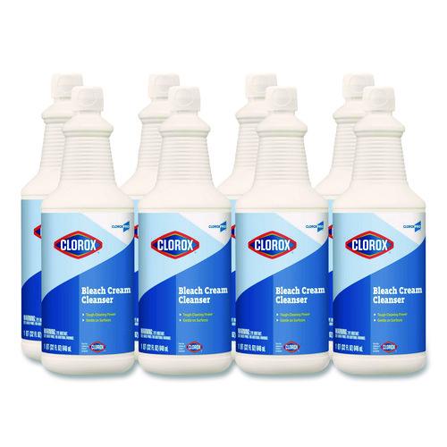 Image of Clorox® 30613 CloroxPro Bleach Cream Cleanser, 32 oz Bottle, 8/Carton