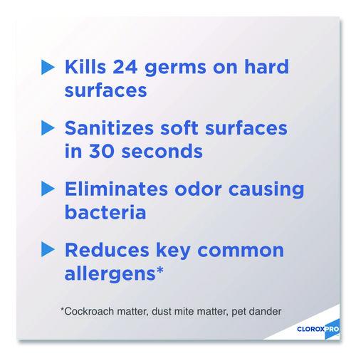 Image of Clorox® 31043 4-In-One Disinfectant And Sanitizer, Citrus, 14 Oz Aerosol Spray