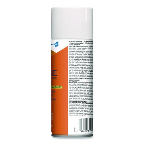 Image of Clorox® 31043 4-In-One Disinfectant And Sanitizer, Citrus, 14 Oz Aerosol Spray