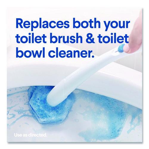 Image of Clorox® 31049 ToiletWand Toilet Cleaning Refills, Toilet Cleaning Scrubbing Pads, Blue/White, 20/Pack
