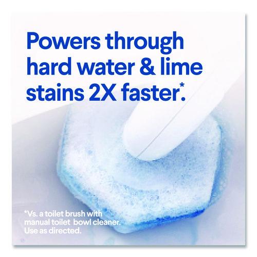Image of Clorox® CLO31620 ToiletWand Toilet Cleaning Refills, Toilet Cleaning Scrubbing Pads, Blue/White, 10/Pack, 6 Packs/Carton