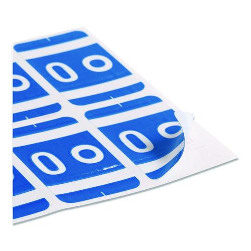 Image of Smead 67185 Alphaz Color-Coded Second Letter Alphabetical Labels, O, 1 X 1.63, Dark Blue, 10/sheet, 10 Sheets/pack