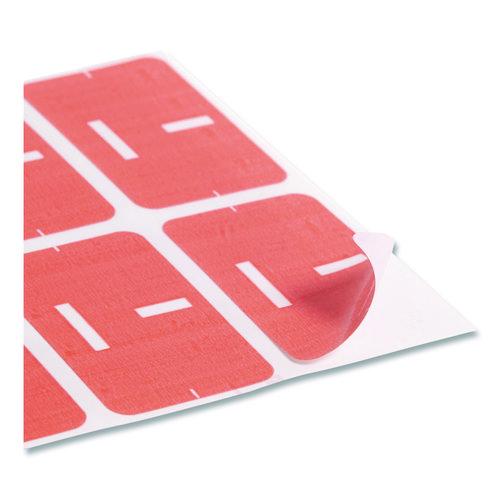 Image of Smead 67179 Alphaz Color-Coded Second Letter Alphabetical Labels, I, 1 X 1.63, Pink, 10/sheet, 10 Sheets/pack