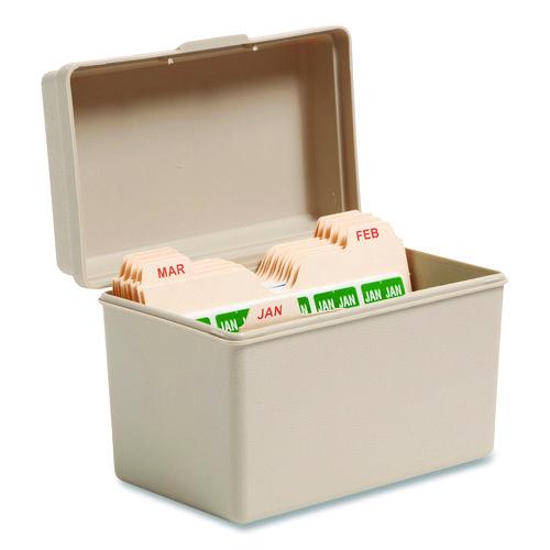 Image of Smead Monthly End Tab File Folder Labels, Jan-Dec, 0.5 X 1, Assorted, 25/sheet, 120 Sheets/box