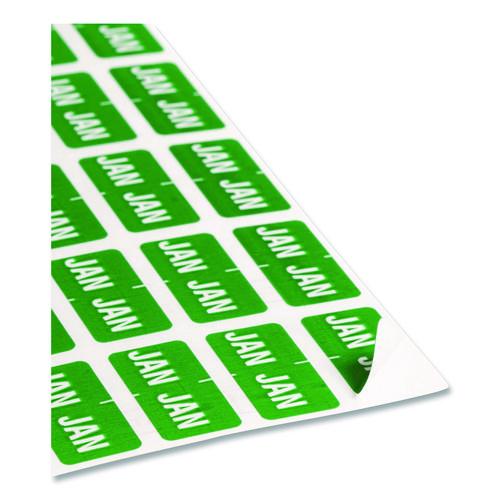 Image of Smead Monthly End Tab File Folder Labels, Jan-Dec, 0.5 X 1, Assorted, 25/sheet, 120 Sheets/box