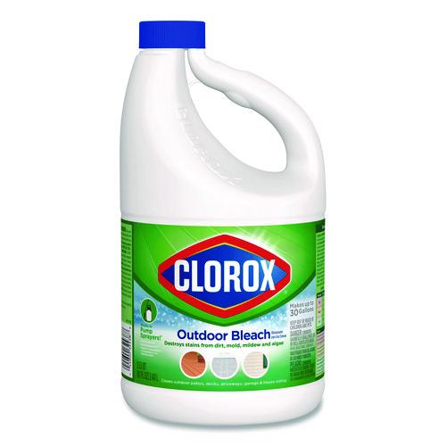Image of Clorox® CLO32438 ProResults Concentrated Outdoor Bleach, 81 oz Bottle, 6/Carton