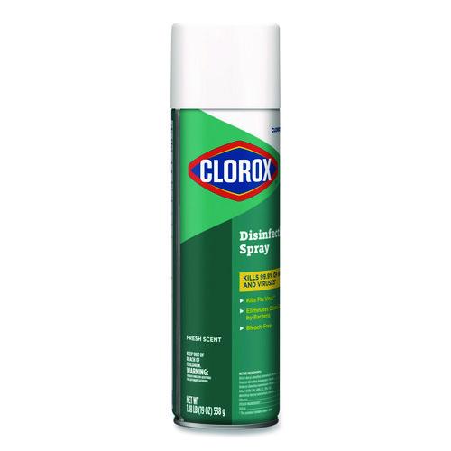 Image of Clorox® 38504 CloroxPro Disinfecting Spray, Fresh, 19 oz Aerosol Spray