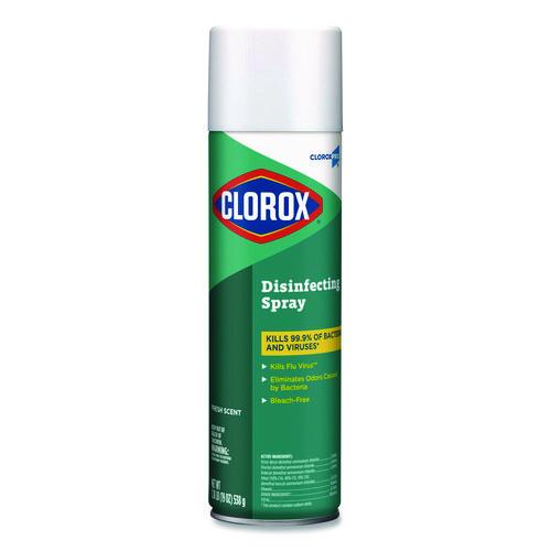 Image of Clorox® 38504 CloroxPro Disinfecting Spray, Fresh, 19 oz Aerosol Spray