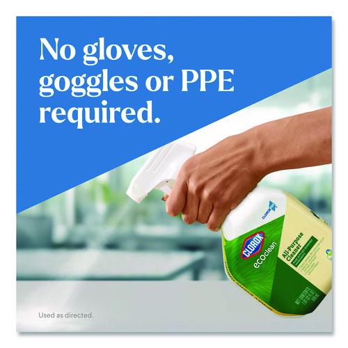 Image of Clorox® 60278 Clorox Pro EcoClean All-Purpose Cleaner, Refill, Unscented, 128 oz Bottle, 4/Carton