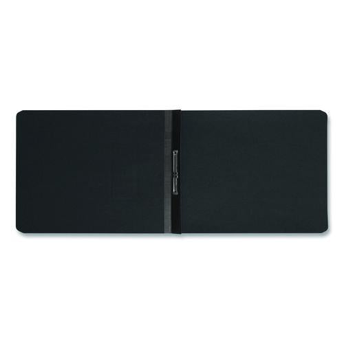 Image of Smead 81124 Prong Fastener Premium Pressboard Report Cover, Two-Piece Prong Fastener, 2" Capacity, 8.5 X 11, Black/black