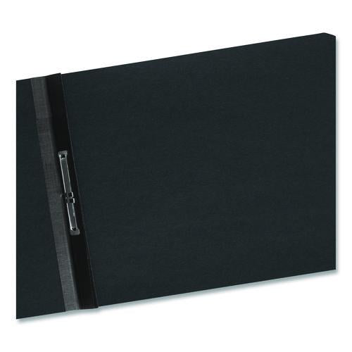 Image of Smead 81124 Prong Fastener Premium Pressboard Report Cover, Two-Piece Prong Fastener, 2" Capacity, 8.5 X 11, Black/black