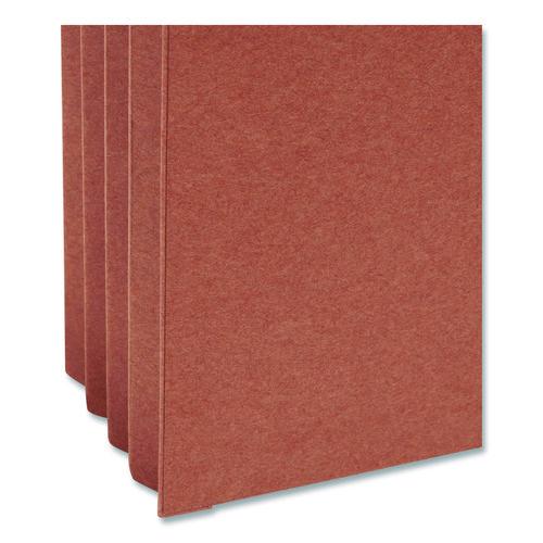 Image of Smead 73230 Supertab Pockets, 3.5" Expansion, Letter Size, Redrope, 25/box
