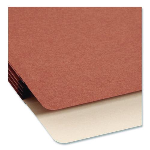 Image of Smead 73230 Supertab Pockets, 3.5" Expansion, Letter Size, Redrope, 25/box