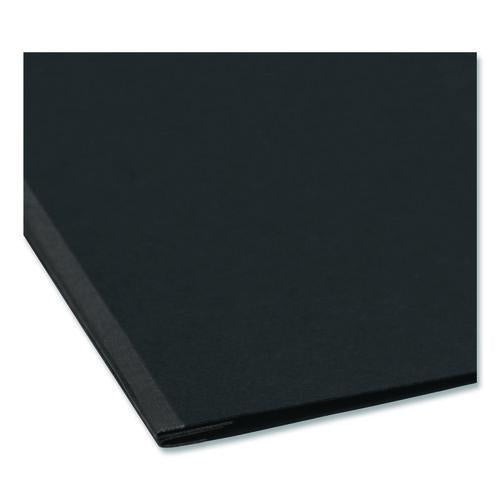 Image of Smead 81125 Prong Fastener Premium Pressboard Report Cover, Two-Piece Prong Fastener, 2" Capacity,  8.5 x 11, Black/Black