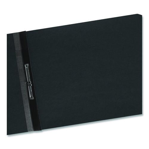 Image of Smead 81125 Prong Fastener Premium Pressboard Report Cover, Two-Piece Prong Fastener, 2" Capacity,  8.5 x 11, Black/Black