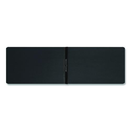 Image of Smead 81132 Prong Fastener Premium Pressboard Report Cover, Two-Piece Prong Fastener, 3" Capacity, 8.5 X 14, Black/black