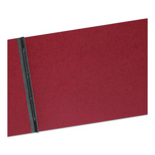 Image of Smead 81778 Prong Fastener Premium Pressboard Report Cover, Two-Piece Prong Fastener, 3" Capacity, 11 X 17, Red/red