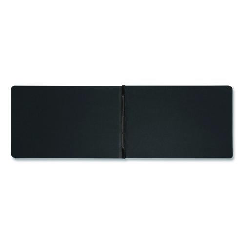 Image of Smead 81178 Prong Fastener Premium Pressboard Report Cover, Two-Piece Prong Fastener, 3" Capacity, 11 X 17, Black/black
