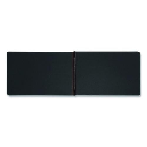 Image of Smead Prong Fastener Pressboard Report Cover, Two-Piece Prong Fastener, 3" Capacity, 11 X 17, Black/black