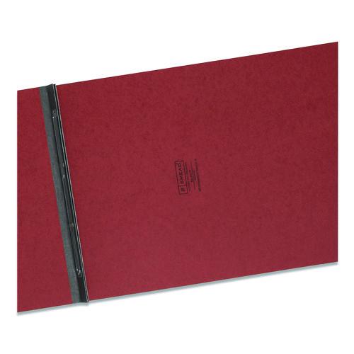 Image of Smead Prong Fastener Pressboard Report Cover, Two-Piece Prong Fastener, 3" Capacity, 11 X 17, Red/red