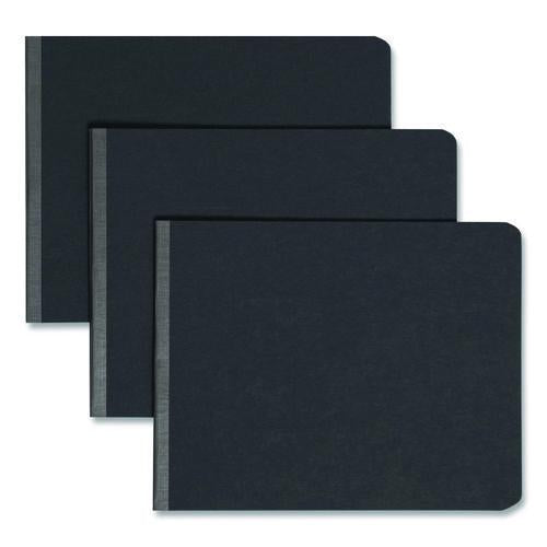 Image of Smead 81125 Prong Fastener Premium Pressboard Report Cover, Two-Piece Prong Fastener, 2" Capacity,  8.5 x 11, Black/Black