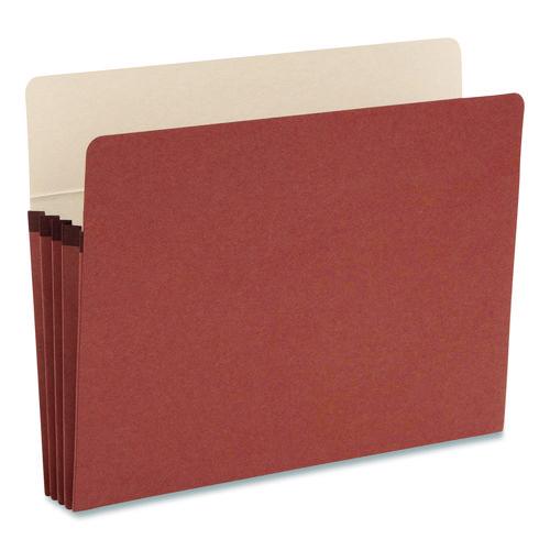 Image of Smead 73230 Supertab Pockets, 3.5" Expansion, Letter Size, Redrope, 25/box