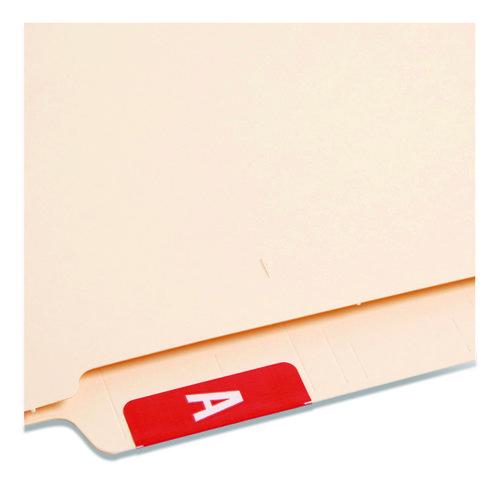 Image of Smead 67170 Alphaz Color-Coded Labels Starter Set, A-Z, 1 X 1.63, Assorted, 10/sheet, 220 Sheets/box