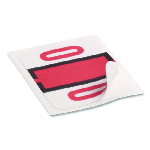 Image of Smead 67370 Numerical End Tab File Folder Labels, 0, 1 X 1.25, White, 500/roll