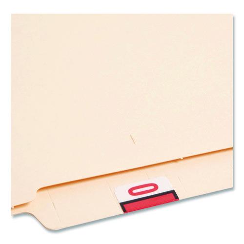 Image of Smead 67370 Numerical End Tab File Folder Labels, 0, 1 X 1.25, White, 500/roll