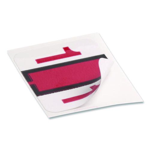 Image of Smead 67371 Numerical End Tab File Folder Labels, 1, 1 X 1.25, White, 500/roll
