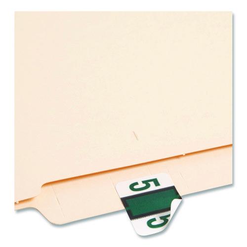 Image of Smead 67375 Numerical End Tab File Folder Labels, 5, 1 X 1.25, White, 500/roll
