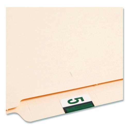 Image of Smead 67375 Numerical End Tab File Folder Labels, 5, 1 X 1.25, White, 500/roll