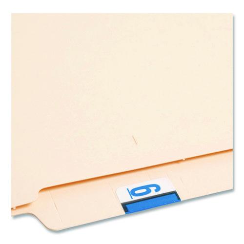 Image of Smead 67376 Numerical End Tab File Folder Labels, 6, 1 X 1.25, White, 500/roll