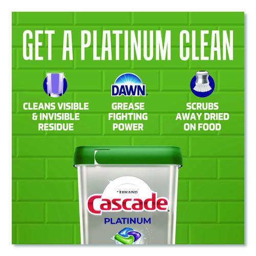 Image of Cascade® 80797181 ActionPacs, Fresh Scent, 31.8 oz, 59 Pacs/Tub, 3 Tubs/Carton