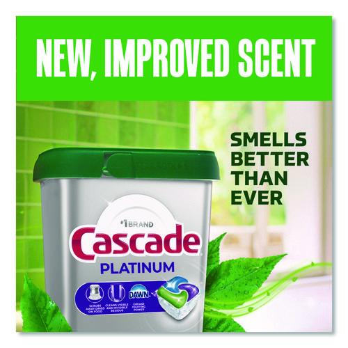 Image of Cascade® 80797181 ActionPacs, Fresh Scent, 31.8 oz, 59 Pacs/Tub, 3 Tubs/Carton