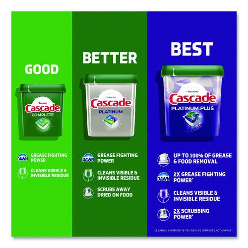 Image of Cascade® 80797181 ActionPacs, Fresh Scent, 31.8 oz, 59 Pacs/Tub, 3 Tubs/Carton