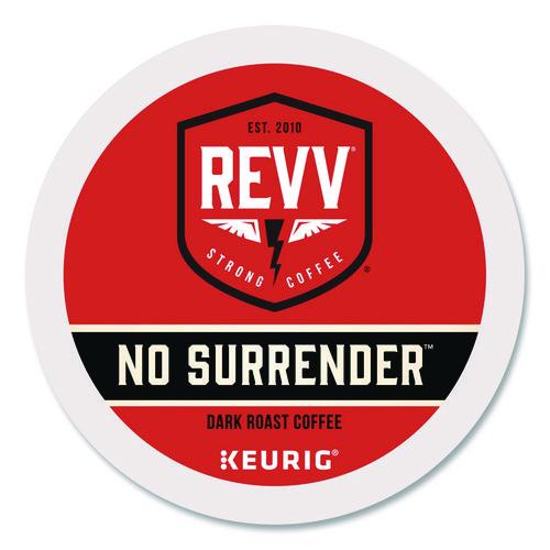 Image of revv® 5000355485 No Surrender K-Cup, Dark Roast, K-Cup, 24/box