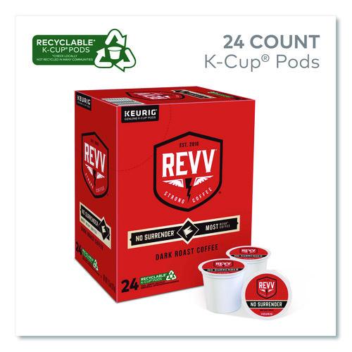 Image of revv® 5000355485 No Surrender K-Cup, Dark Roast, K-Cup, 24/box