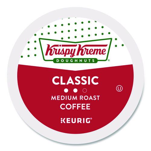 Image of Krispy Kreme Doughnuts® 5000330036 Classic Coffee K-Cups, Medium Roast, 24/box