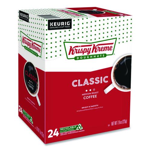 Image of Krispy Kreme Doughnuts® 5000330036 Classic Coffee K-Cups, Medium Roast, 24/box