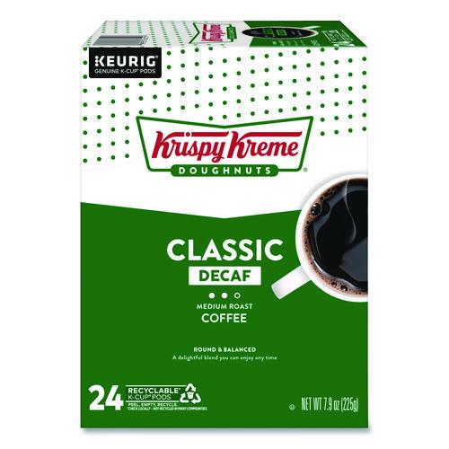 Image of Krispy Kreme Doughnuts® 5000330037 Classic Decaf Coffee K-Cups, Medium Roast, 24/box