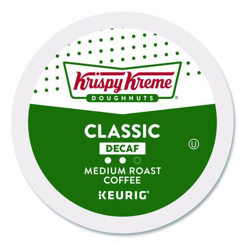 Image of Krispy Kreme Doughnuts® 5000330037 Classic Decaf Coffee K-Cups, Medium Roast, 24/box