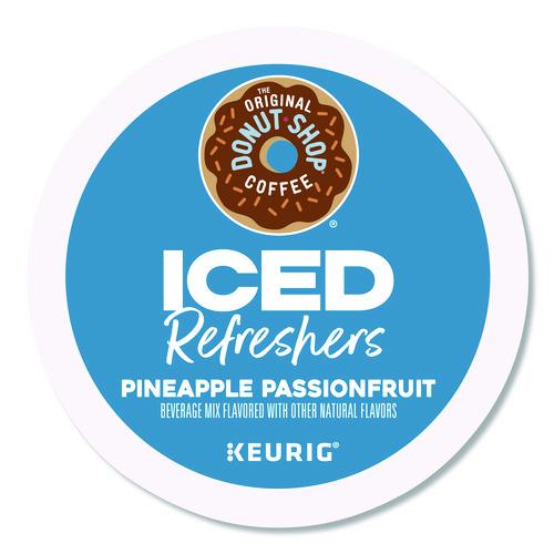 Image of The Original Donut Shop® 5000379381 ICED Refreshers K-Cup Pods, Pineapple Passion Fruit, 20/Box