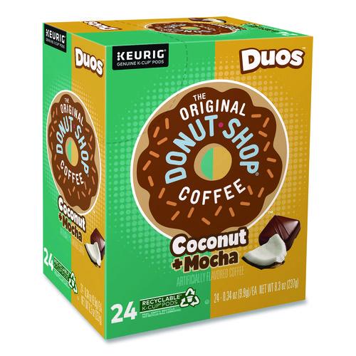 Image of The Original Donut Shop® 5000361500 Coconut Mocha K-Cups, 24/box