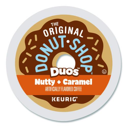 Image of The Original Donut Shop® 5000361499 Nutty Plus Caramel K-Cup, 0.34 Oz, 24/box