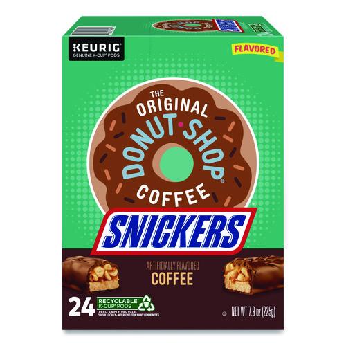 Image of The Original Donut Shop® 5000367239 SNICKERS Flavored Coffee K-Cups, 24/Box
