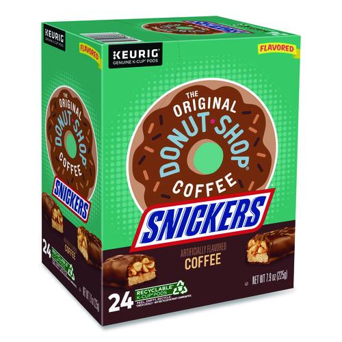 Image of The Original Donut Shop® 5000367239 SNICKERS Flavored Coffee K-Cups, 24/Box